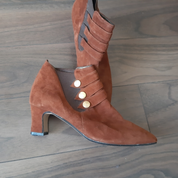 HOST PICK Louisa Effe vintage  ankle boots made in Italy - real leather elegant - Picture 6 of 11